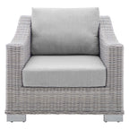 Conway Sunbrella® Outdoor Patio Wicker Rattan Armchair by Modway