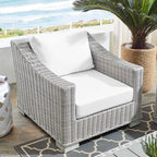 Conway Sunbrella® Outdoor Patio Wicker Rattan Armchair by Modway
