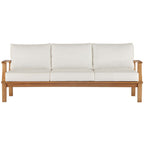 Marina Outdoor Patio Teak Sofa by Modway