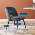Rouse Performance Velvet Dining Side Chair by Modway