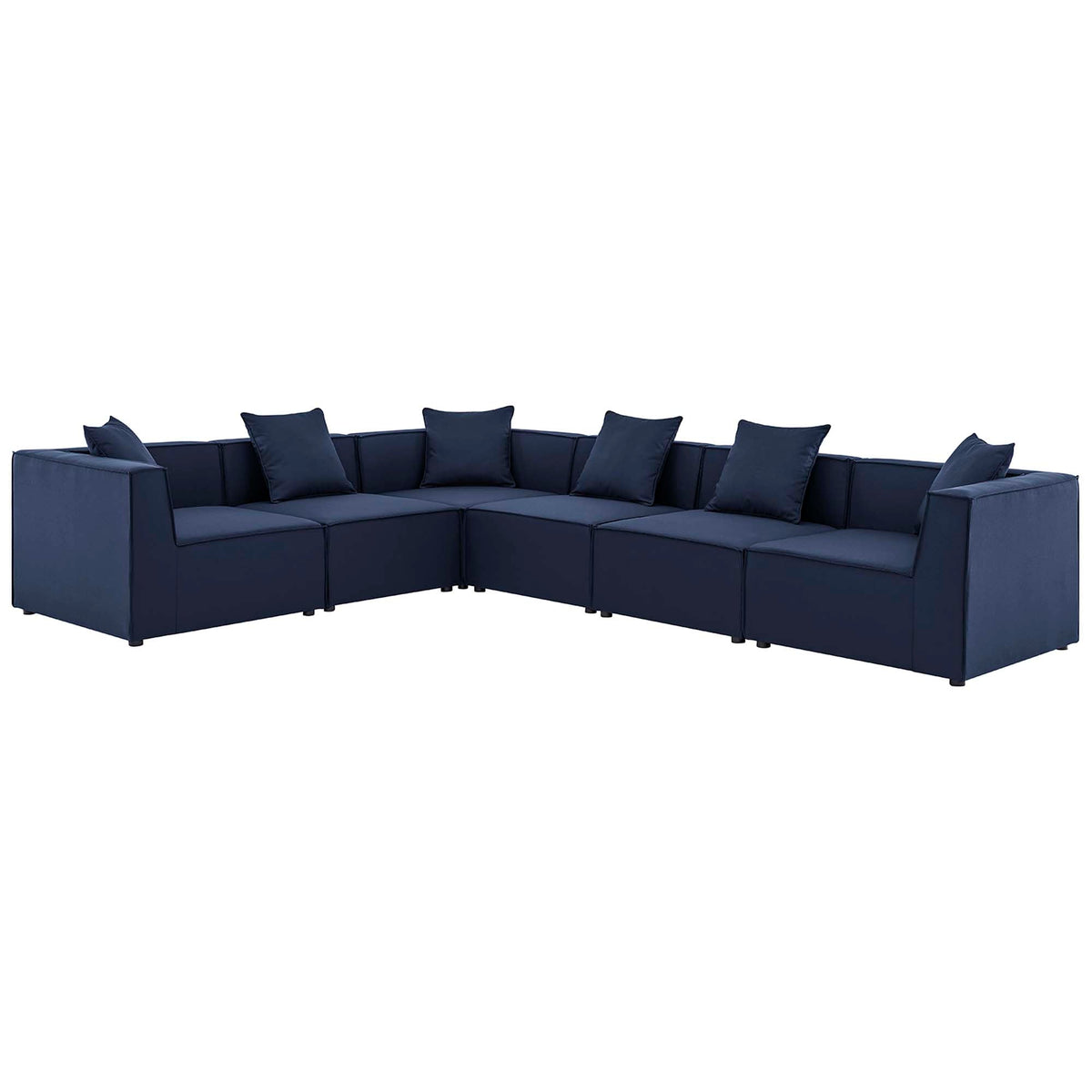Modway Saybrook 6-Piece Outdoor Patio Sectional Set