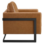 Posse Vegan Leather Accent Chair by Modway