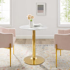 Verne Artificial Marble Dining Table by Modway