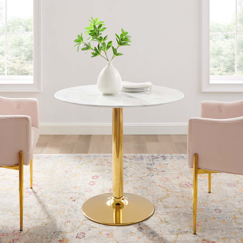 Verne Artificial Marble Dining Table by Modway