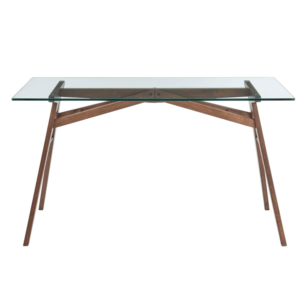 Steadfast Glass Top Office Desk by Modway