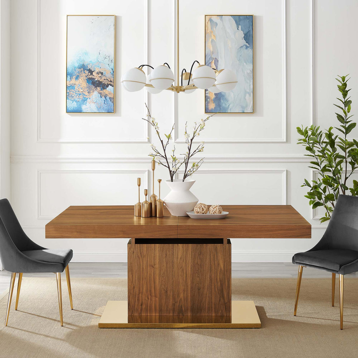 Vector Expandable Dining Table by Modway