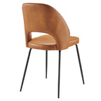 Nico Vegan Leather Dining Chair Set of 2 by Modway