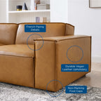 Restore 5-Piece Vegan Leather Sectional Sofa by Modway