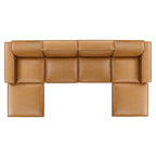 Restore 6-Piece Vegan Leather Sectional Sofa by Modway - EEI-4713