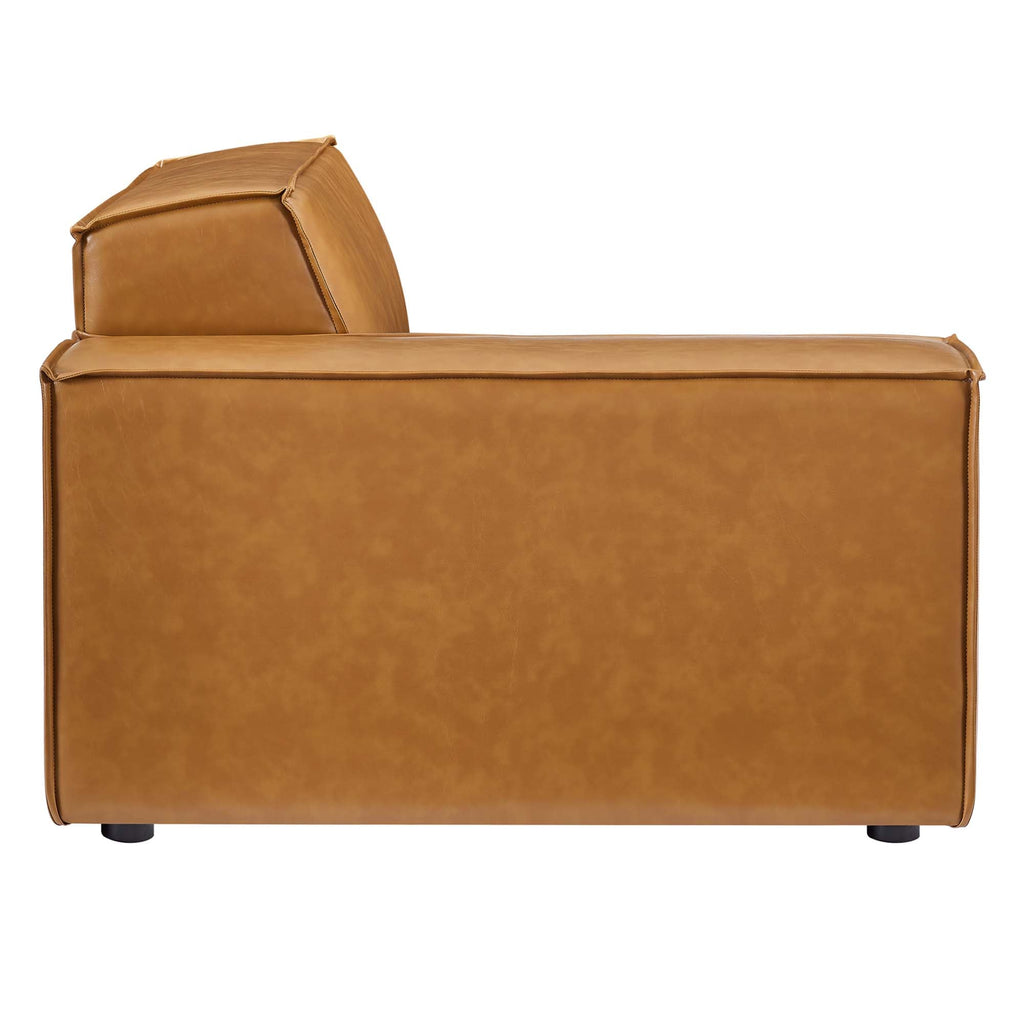 Restore 6-Piece Vegan Leather Sectional Sofa by Modway - EEI-4713