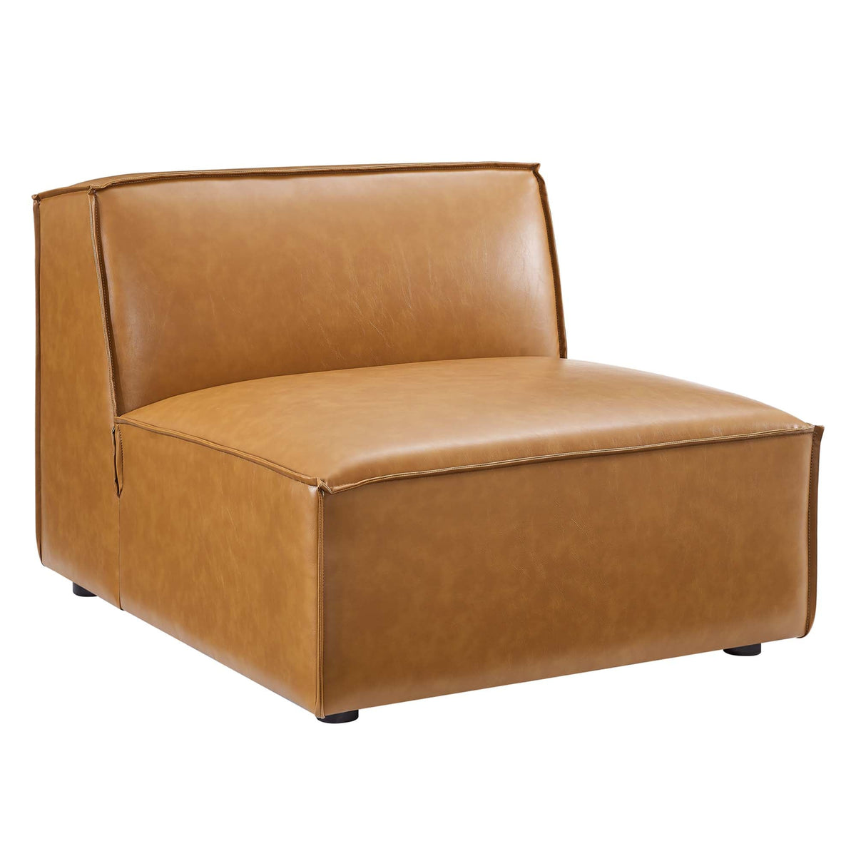 Restore 6-Piece Vegan Leather Sectional Sofa by Modway - EEI-4714