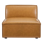 Restore 6-Piece Vegan Leather Sectional Sofa by Modway - EEI-4714