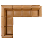 Restore 6-Piece Vegan Leather Sectional Sofa by Modway - EEI-4715