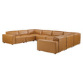 Restore 8-Piece Vegan Leather Sectional Sofa by Modway