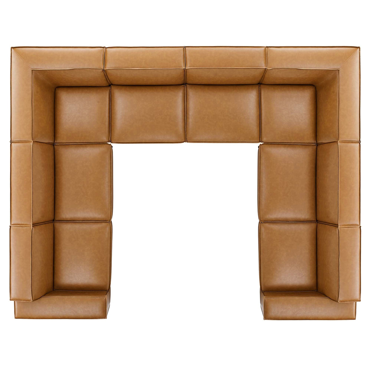 Restore 8-Piece Vegan Leather Sectional Sofa by Modway