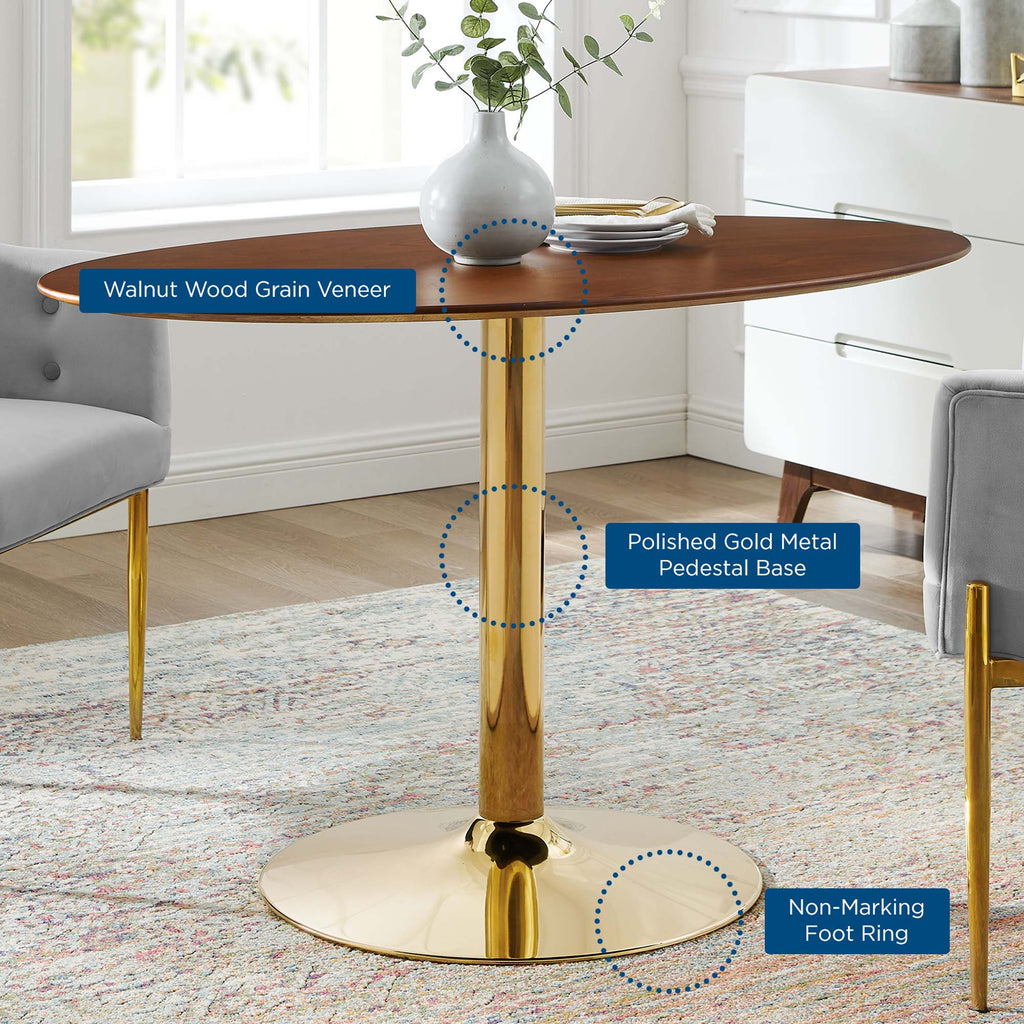 Verne Oval Dining Table by Modway