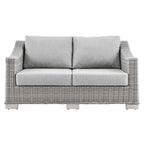 Conway Outdoor Patio Wicker Rattan Loveseat by Modway