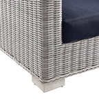 Conway Outdoor Patio Wicker Rattan Loveseat by Modway