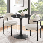 Lippa Round Faux Marble Dining Table by Modway