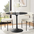 Lippa Round Faux Marble Dining Table by Modway