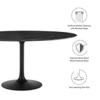 Lippa Round Faux Marble Dining Table by Modway
