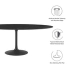 Lippa 78" Oval Faux Marble Dining Table by Modway - EEI-4889