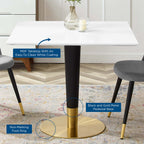 Zinque Square Dining Table by Modway