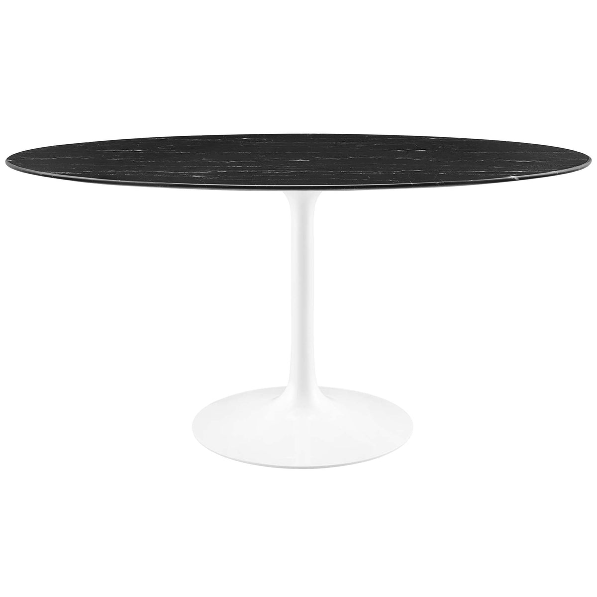 Lippa 60" Oval Faux Marble Dining Table by Modway - EEI-5186