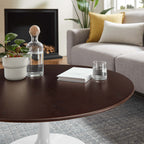 Lippa Round Wood Coffee Table by Modway