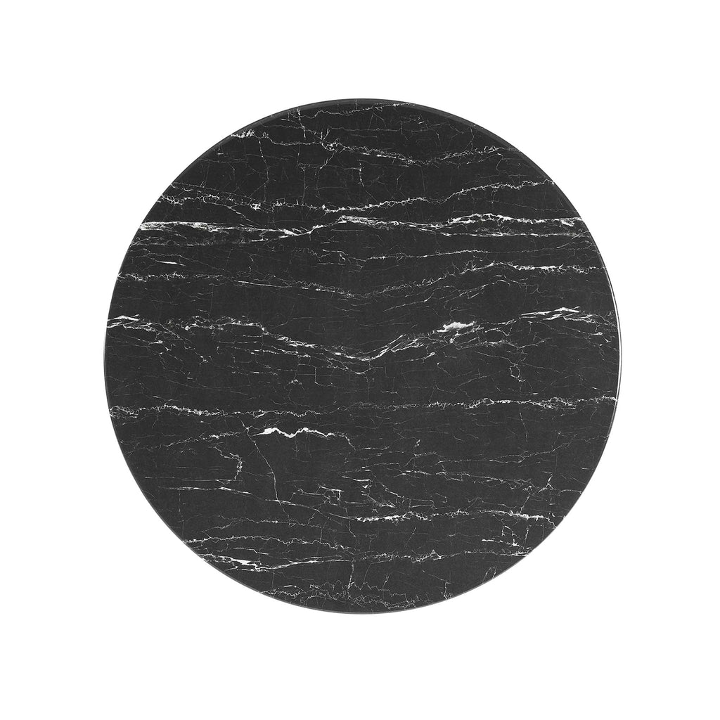 Lippa Round Faux Marble Coffee Table by Modway