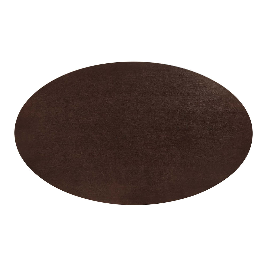 Lippa 78" Oval Wood Dining Table by Modway - EEI-5196