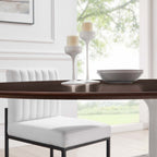 Lippa 78" Oval Wood Dining Table by Modway - EEI-5196