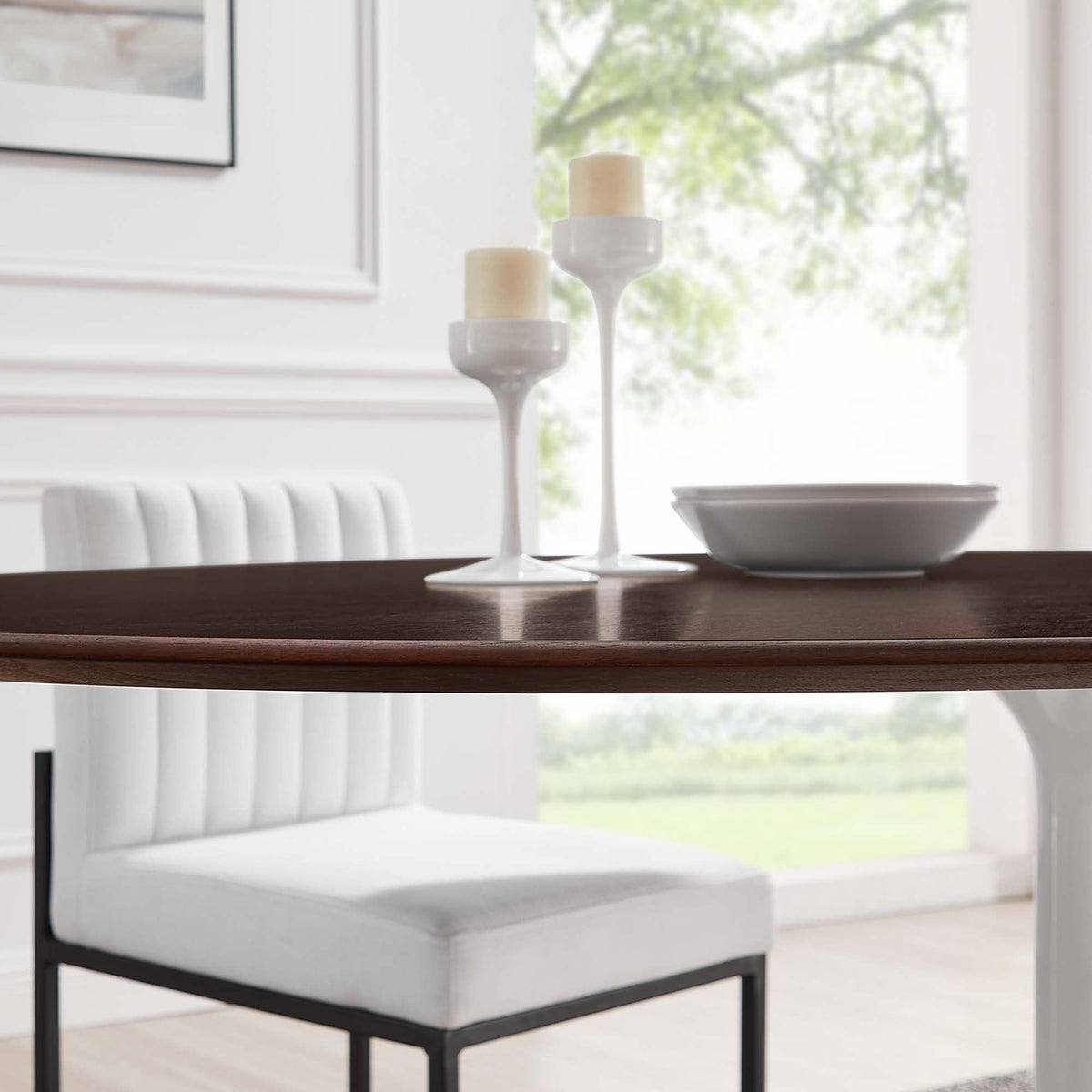Lippa 78" Oval Wood Dining Table by Modway - EEI-5196