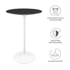 Lippa Round Faux Marble Bar Table by Modway