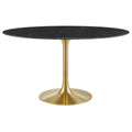 Lippa 54" Oval Faux Marble Dining Table by Modway - EEI-5242