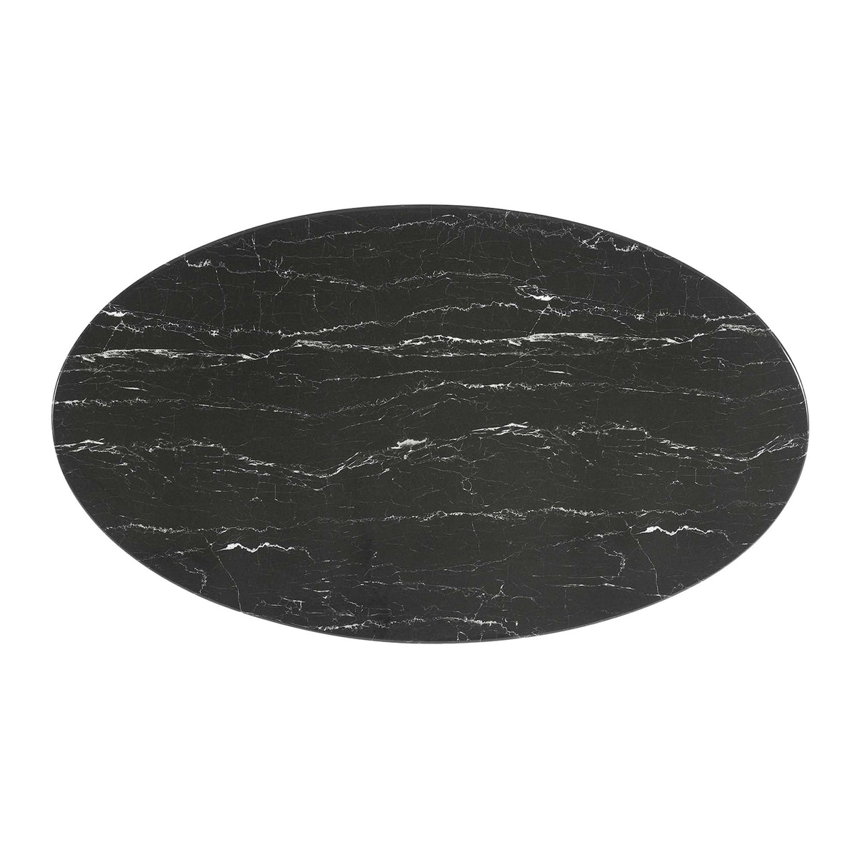 Lippa 54" Oval Faux Marble Dining Table by Modway - EEI-5242