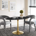 Lippa 54" Oval Faux Marble Dining Table by Modway - EEI-5242