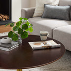 Lippa Round Wood Coffee Table by Modway