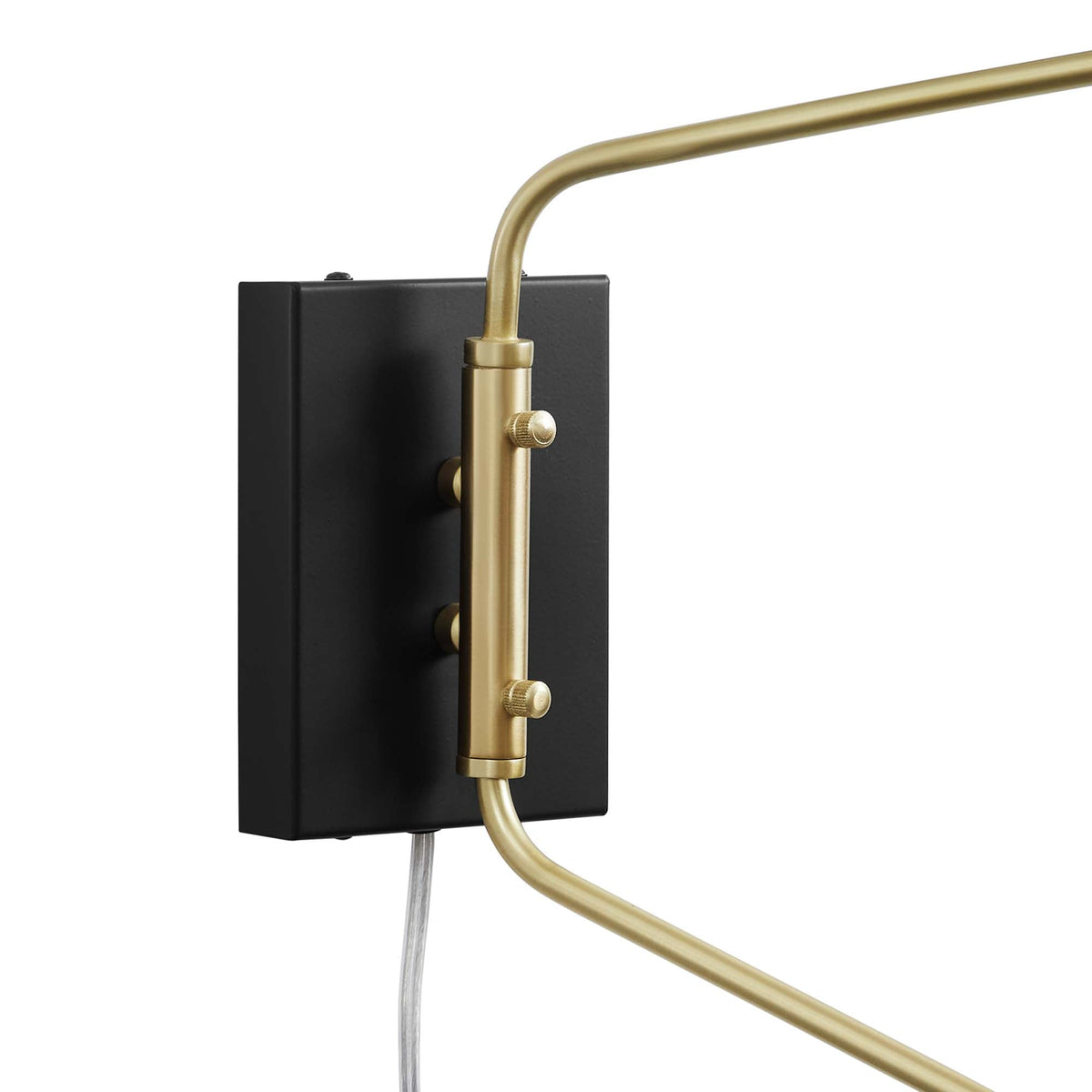 Journey 2-Light Swing Arm Wall Sconce by Modway