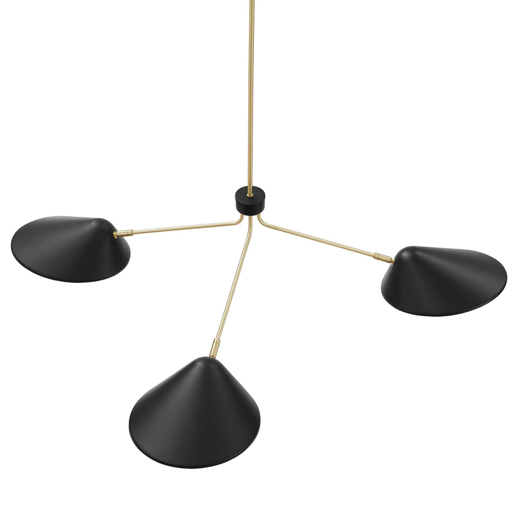 Journey 3-Light 14" Arm Pendant by Modway