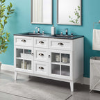 Isle 48" Double Bathroom Vanity Cabinet by Modway - EEI-5480