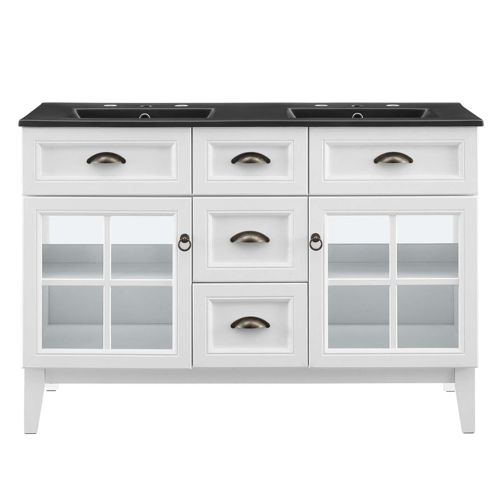 Isle 48" Double Bathroom Vanity Cabinet by Modway - EEI-5480