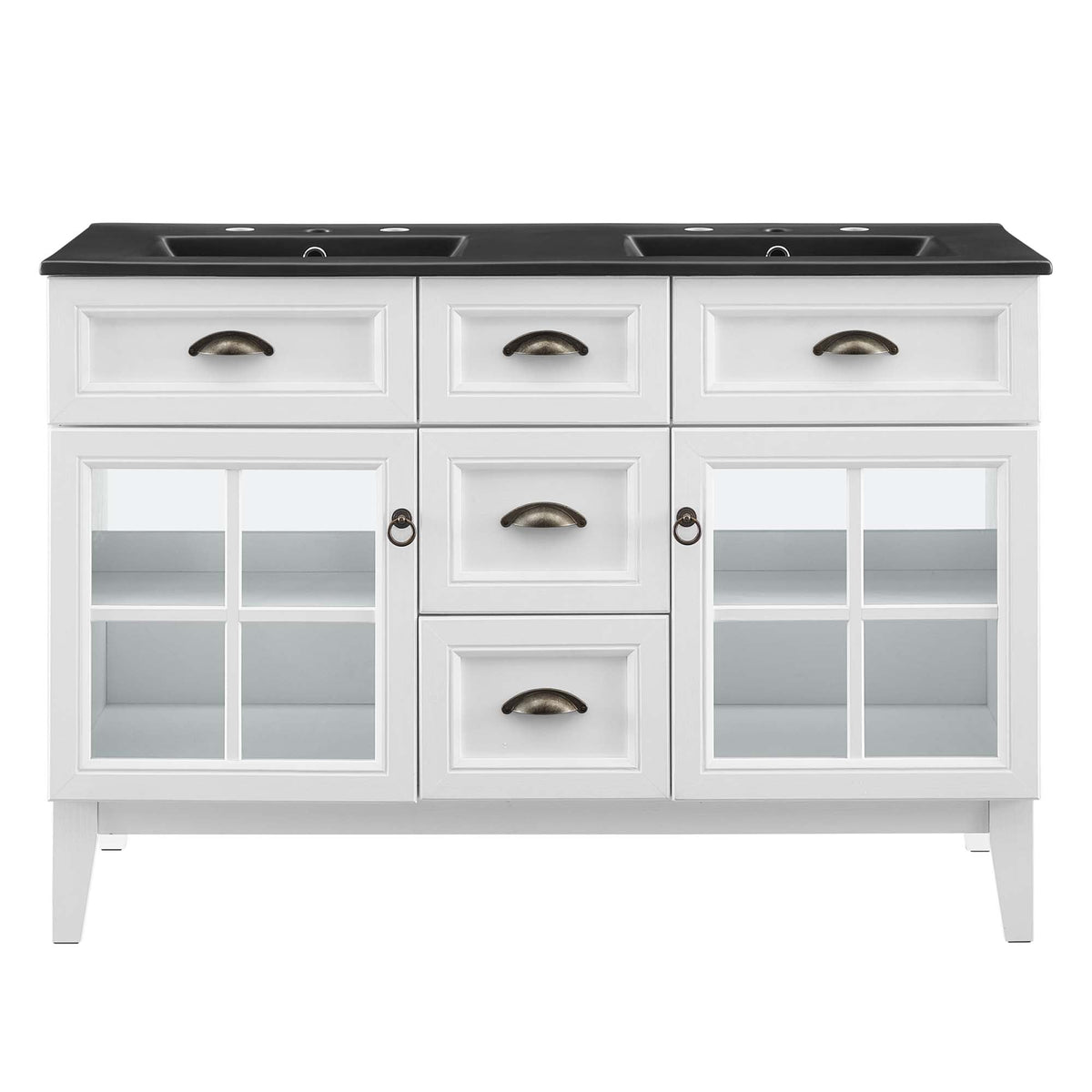 Isle 48" Double Bathroom Vanity Cabinet by Modway - EEI-5480