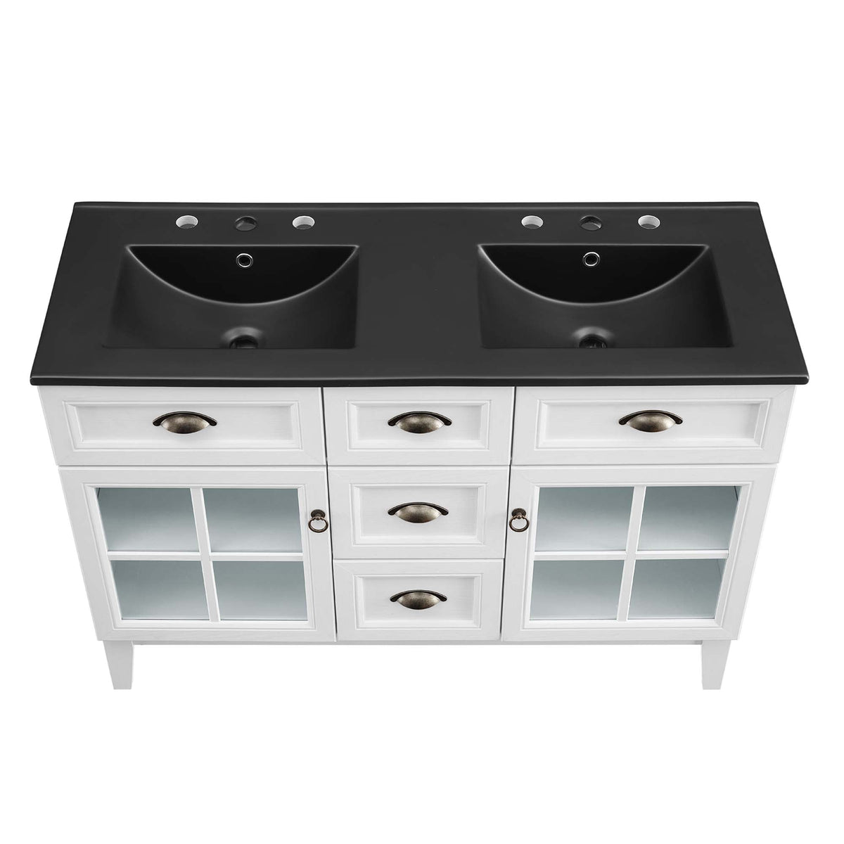 Isle 48" Double Bathroom Vanity Cabinet by Modway - EEI-5480