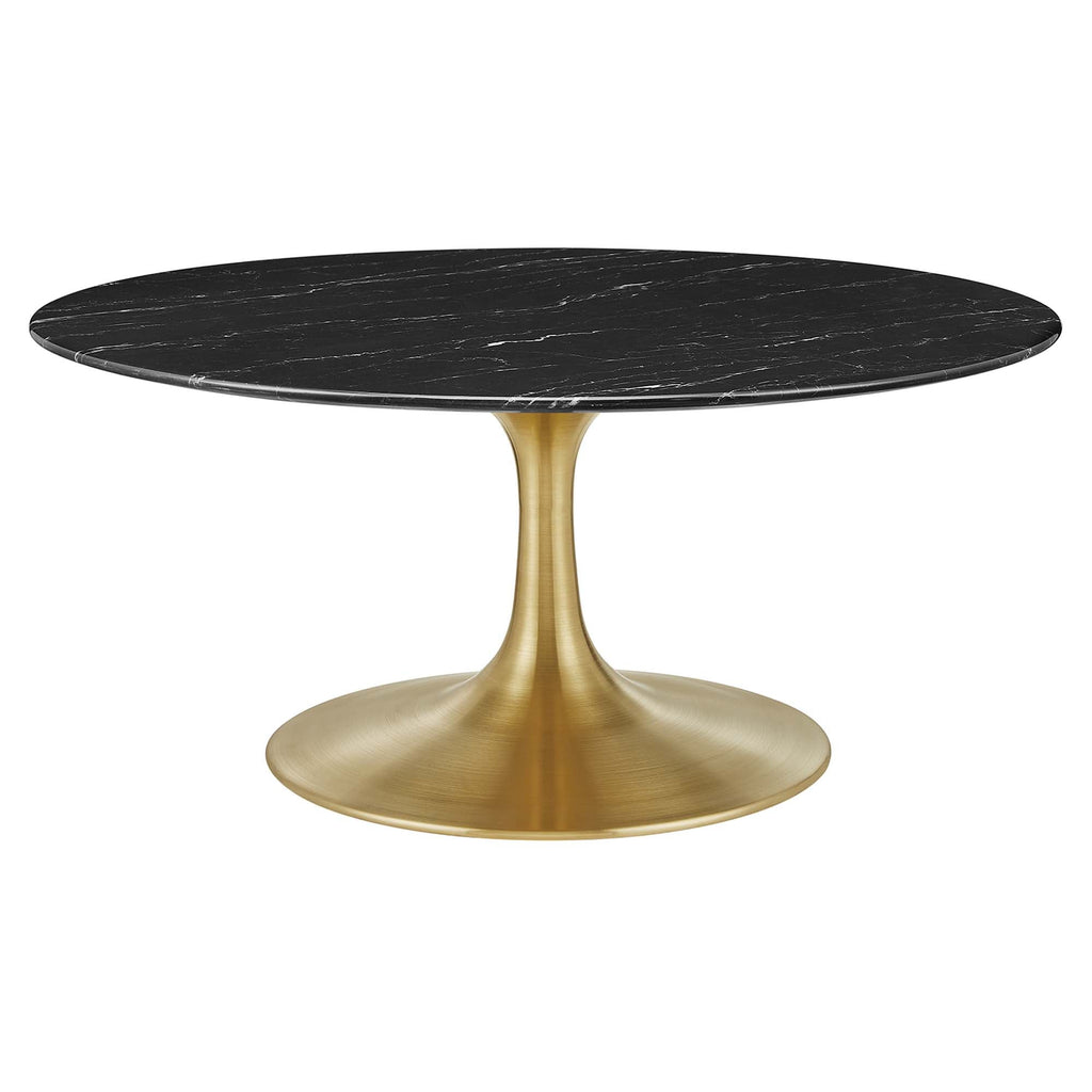 Lippa Round Faux Marble Coffee Table by Modway