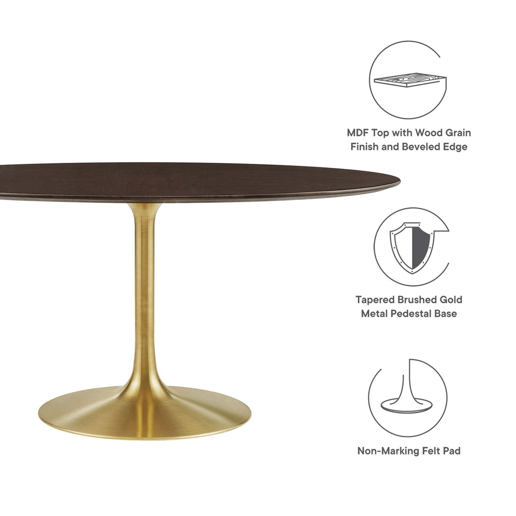 Lippa 60" Oval Wood Dining Table by Modway - EEI-5524