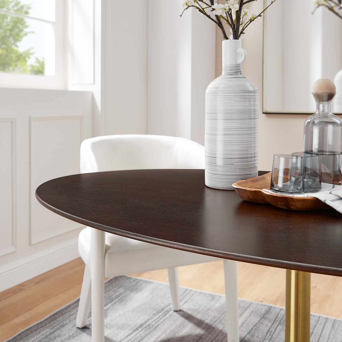 Lippa 60" Oval Wood Dining Table by Modway - EEI-5524