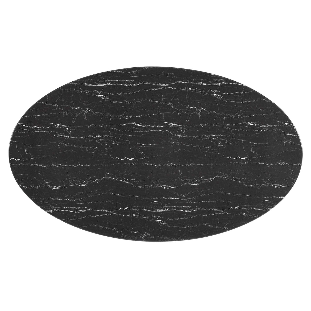 Lippa 78" Oval Faux Marble Dining Table by Modway - EEI-5528