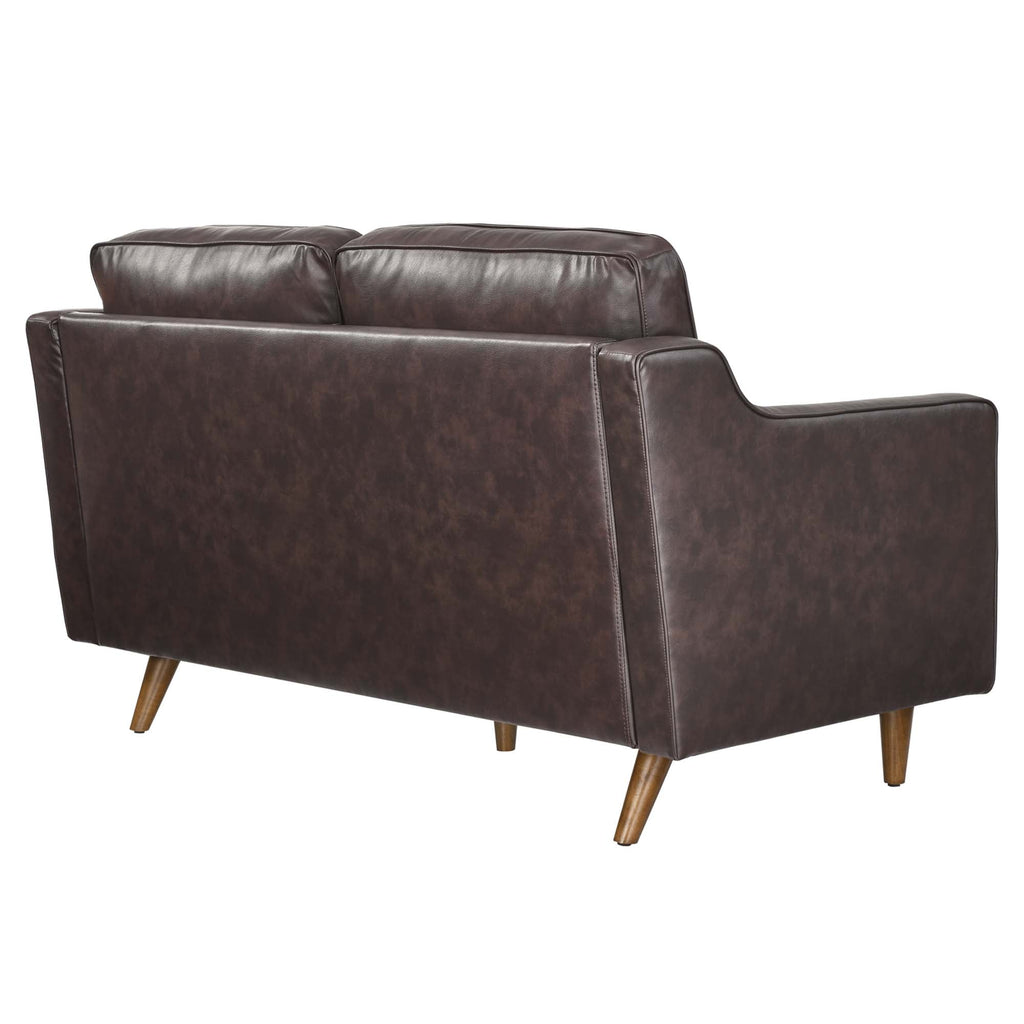 Impart Genuine Leather Loveseat by Modway