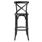 Gear Bar Stool by Modway - Black / Gray / Midnight Blue / Natural / Walnut / White (EEI-5563)